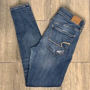 AEO Super Stretch X Hi-Rise Jegging Size 4 Short